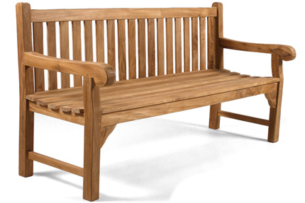 Granchester 180cms teak bench