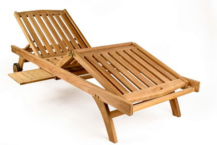 Teak Sun Lounger